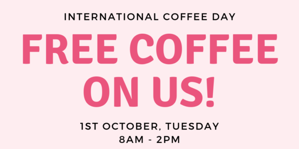 Carrotsticks & Cravings Singapore International Coffee Day FREE Coffee Promotion 1st Oct 2019