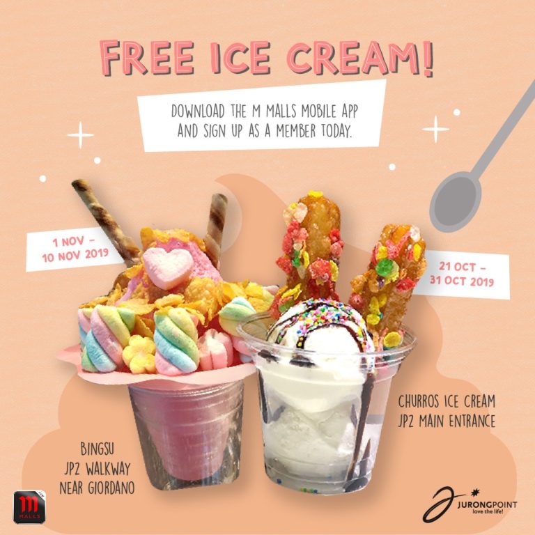 Jurong Point Singapore Download M Malls Mobile App & Get a FREE Ice