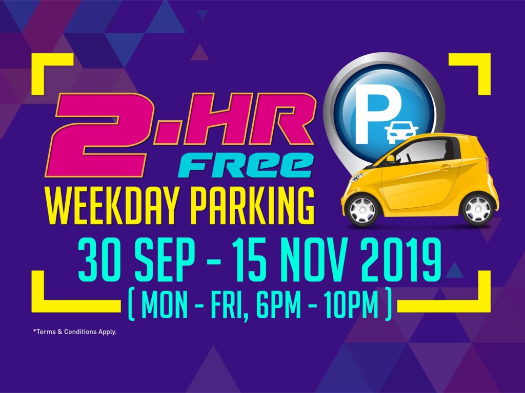 Jurong Point Singapore Spend $30 & Get 2-Hour FREE Parking Promotion ends 15 Nov 2019 | Why Not Deals