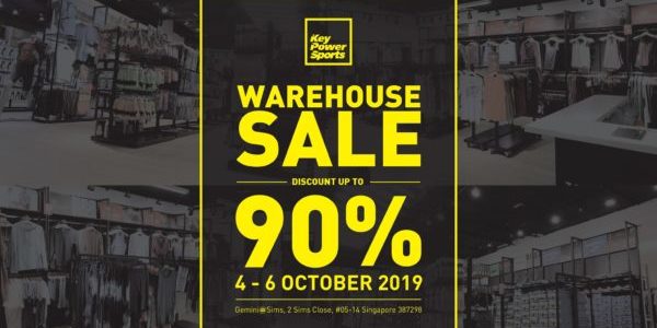 Key Power Sports Singapore Year End Warehouse Sales Up to 90% Off Promotion 4-6 Oct 2019