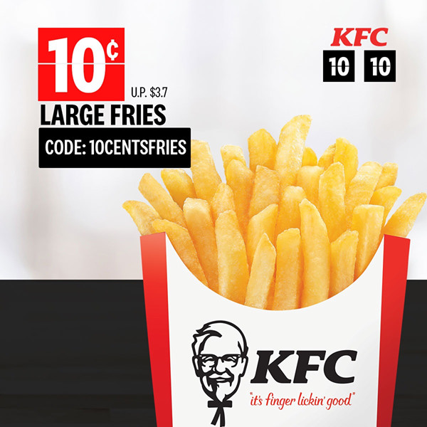 KFC Singapore 10.10 Delivery Deals Up to 97% Off Promotion ends 13 Oct 2019 | Why Not Deals 1