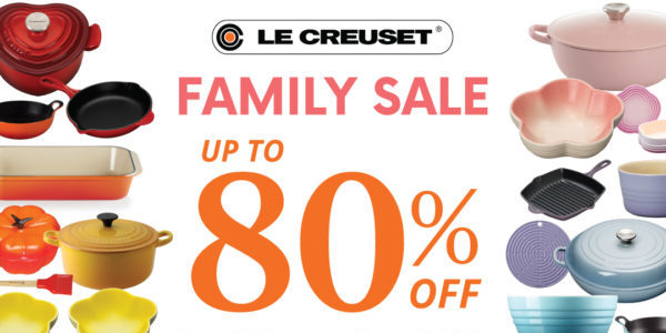Le Creuset Singapore Family Sale Up to 80% Off Promotion 1-3 Nov 2019