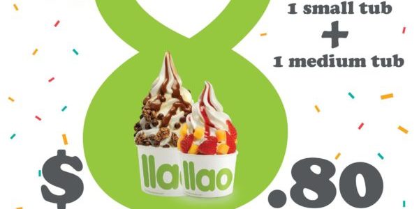 llaollao Singapore 8th Store Opening $8.80 Promotion 7-9 Oct 2019