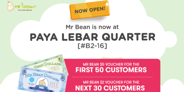 Mr Bean Singapore NEW Paya Lebar Quarter Outlet Opening Giveway on 23 Oct 2019