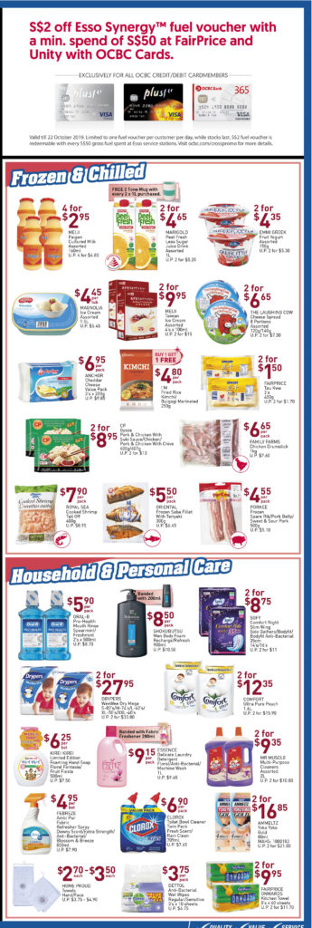 NTUC FairPrice Singapore Your Weekly Saver Promotion 3-9 Oct 2019 | Why Not Deals 1