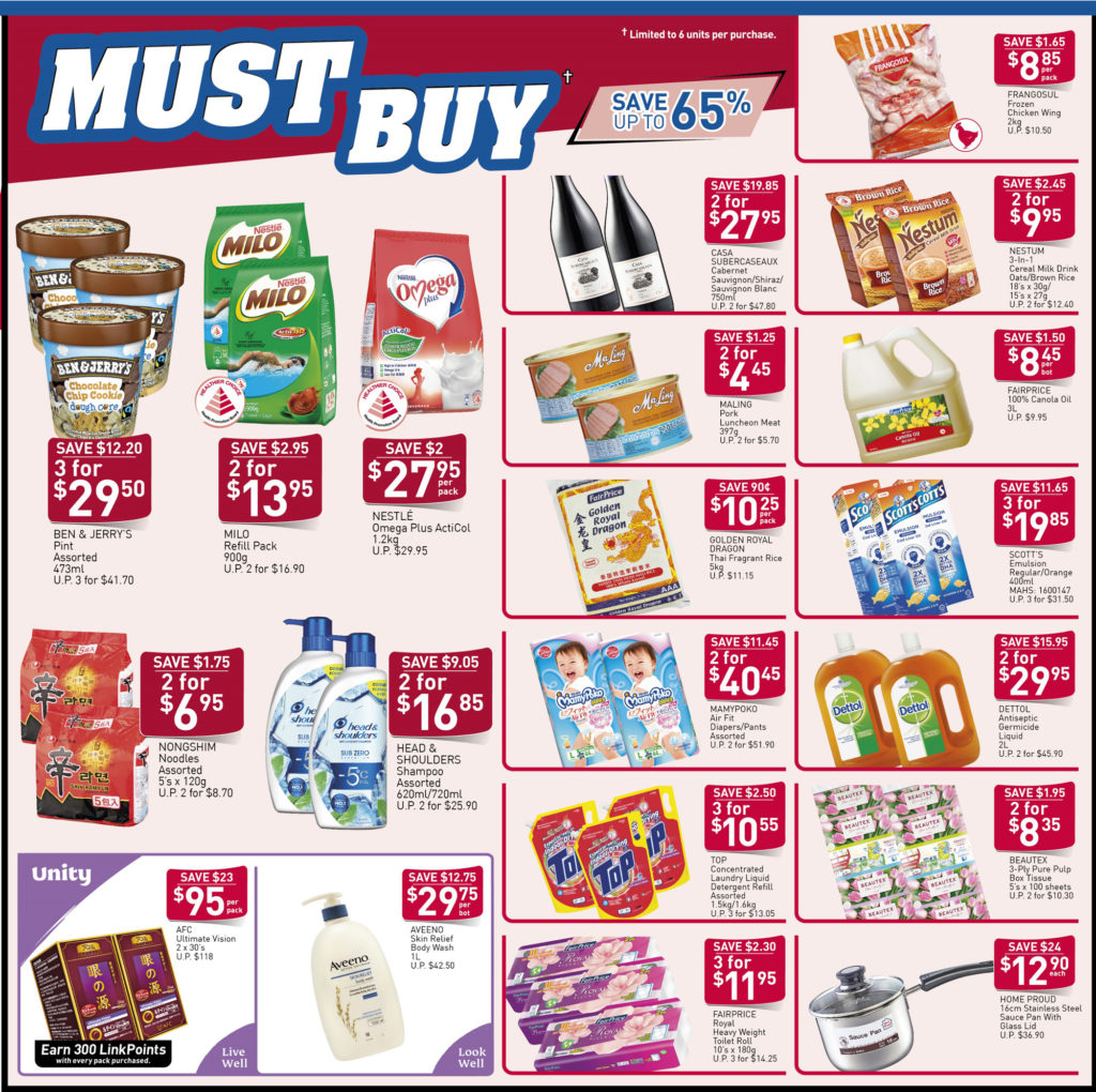 NTUC FairPrice Singapore Your Weekly Saver Promotion 3-9 Oct 2019 | Why Not Deals 2