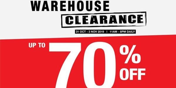Outdoor Venture Singapore Warehouse Clearance Sale Up to 70% Off Promotion 31 Oct – 3 Nov 2019