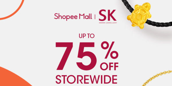SK Jewellery x Shopee Singapore 10.10 Special Up to 75% Off Promotion 29 Sep – 13 Oct 2019