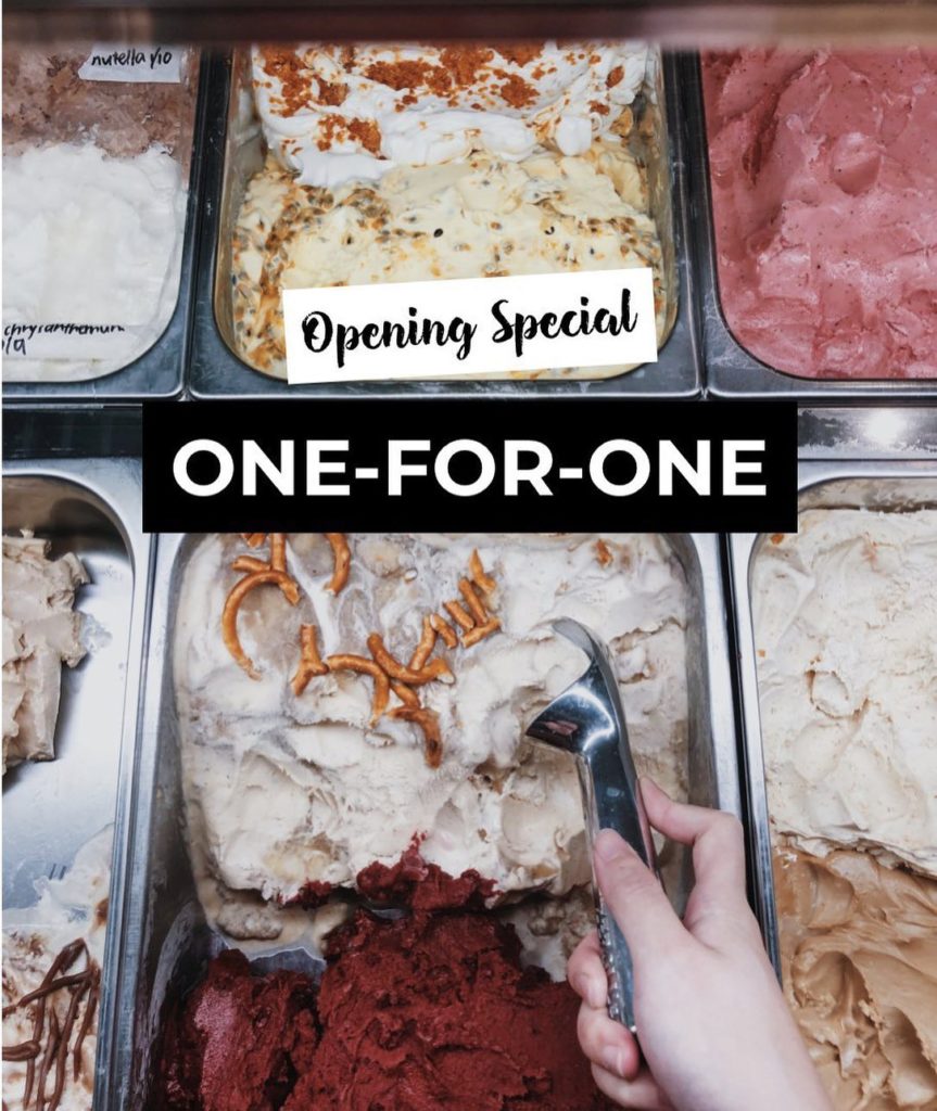 Sweet Cheeks Gelato Singapore Opening Special 1-for-1 Promotion ends 26 Oct 2019 | Why Not Deals