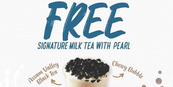 Teabrary Singapore 2nd Outlet Opening at Fook Hai Buildings FREE Milk Tea Promotion 1 Oct 2019