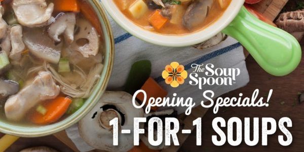 The Soup Spoon Singapore Northpoint City Outlet Opening 1-for-1 Promotion 19-21 Oct 2019