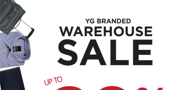 YG Singapore Branded Warehouse Sale Is Back Again With Up to 80% Off Promotion 17-28 Oct 2019