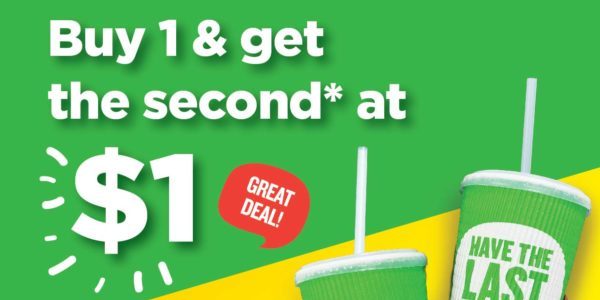 Boost Juice Bars Singapore Buy 1 & Get 2nd at $1 Promotion only on 12 Nov 2019