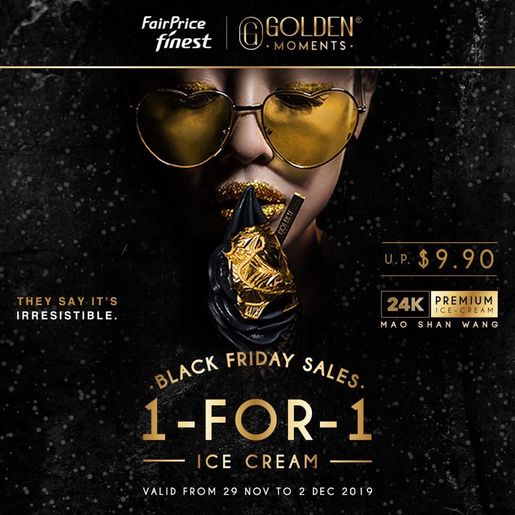 Golden Moments SG Black Friday Exclusive 1-for-1 Promotion 29 Nov - 2 Dec 2019 | Why Not Deals