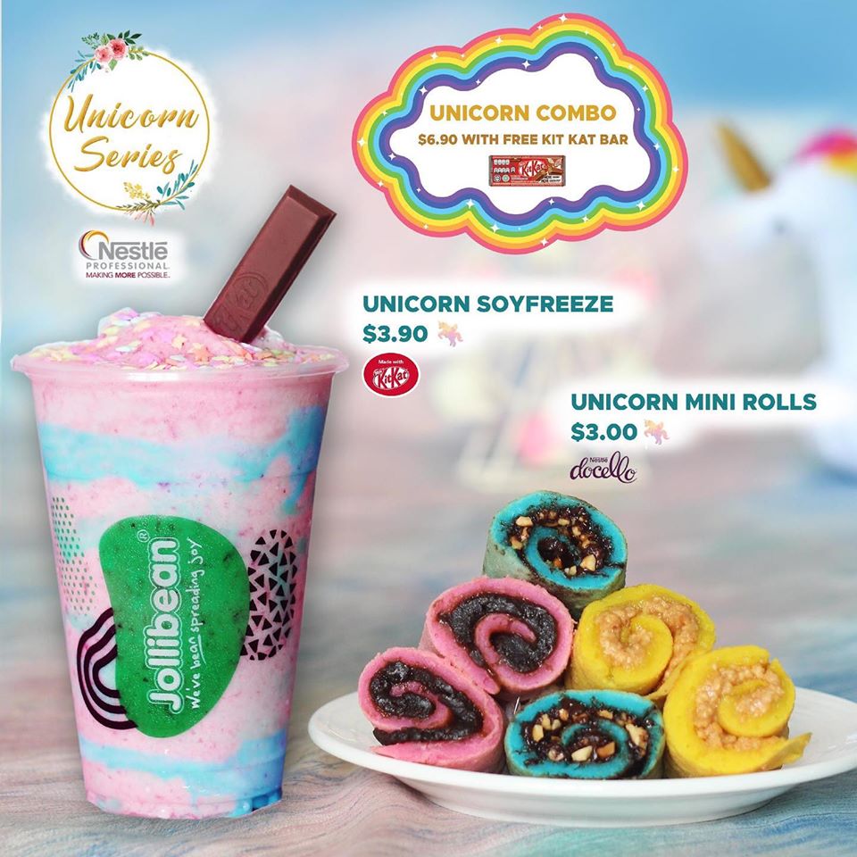 Jollibean Singapore Purchase a Unicorn Combo & Get a FREE KIT KAT BAR Promotion ends 7 Jan 2020 | Why Not Deals