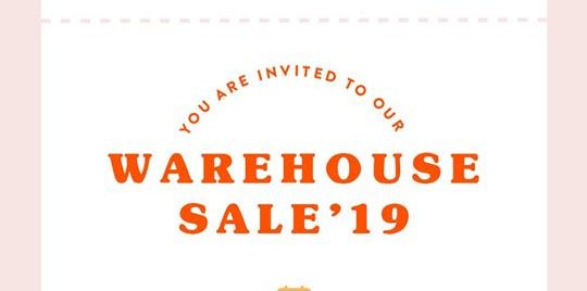 MGP Label SG is having a Warehouse Sale at Orchard Central from 30 Nov – 1 Dec 2019