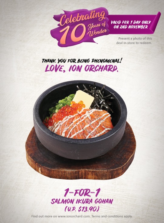 Niku Kappo Singapore 10th Anniversary 1-for-1 Promotion only on 2 Nov 2019 | Why Not Deals