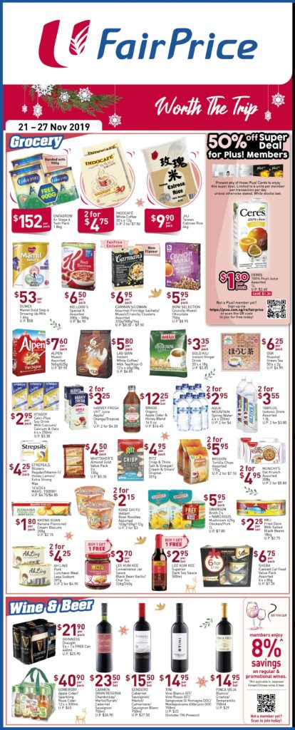 NTUC FairPrice Singapore Your Weekly Saver Promotion 21-27 Nov 2019 | Why Not Deals 3