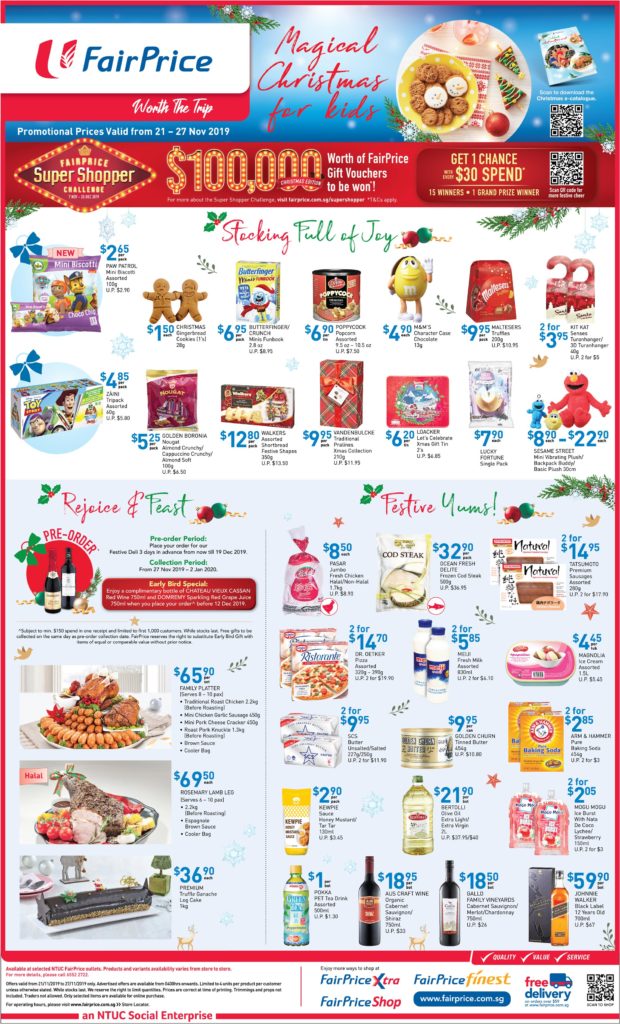 NTUC FairPrice Singapore Your Weekly Saver Promotion 21-27 Nov 2019 | Why Not Deals 5