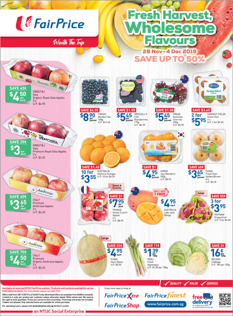 NTUC FairPrice Singapore Your Weekly Saver Promotions 28 Nov - 4 Dec 2019 | Why Not Deals 6