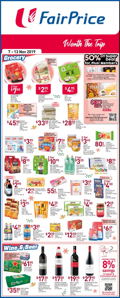 NTUC FairPrice Singapore Your Weekly Saver Promotions 7-13 Nov 2019 | Why Not Deals 3