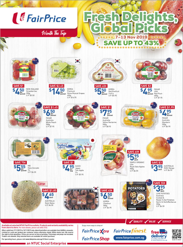 NTUC FairPrice Singapore Your Weekly Saver Promotions 7-13 Nov 2019 | Why Not Deals 6