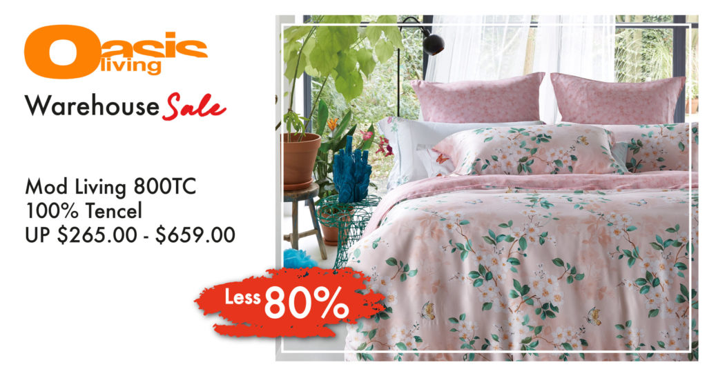 Oasis Living Singapore Warehouse Sale is Back with Up to 80% Off Promotion 13-17 Nov 2019 | Why Not Deals 2