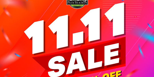 Pets’ Station Singapore 11.11 Sale Up to 50% Off Promotion While Stocks Last
