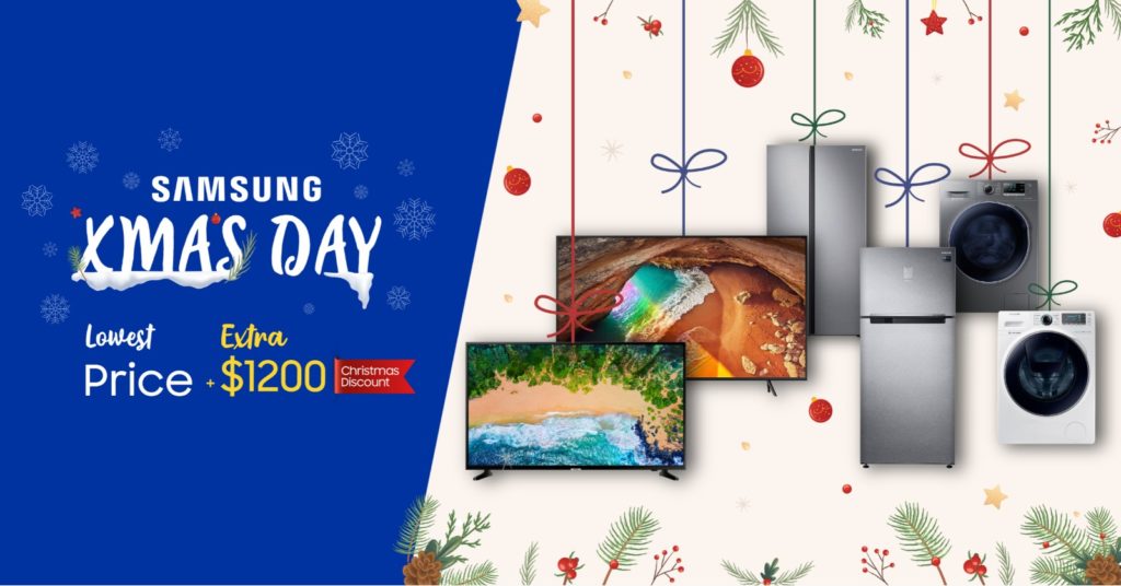 Celebrate Samsung Christmas Day with Free $1,200 CASH VOUCHERS! | Why Not Deals