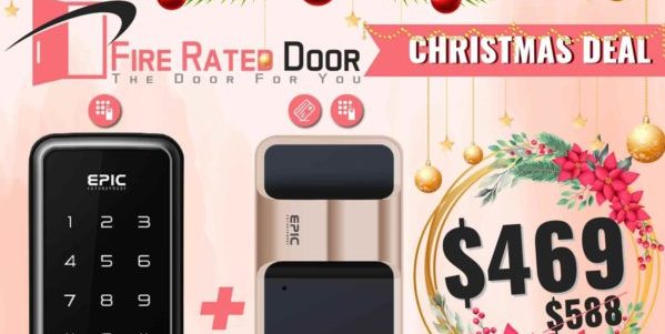 Christmas Promotion for Digital Lock for HDB Door and Gate from $469. Call today