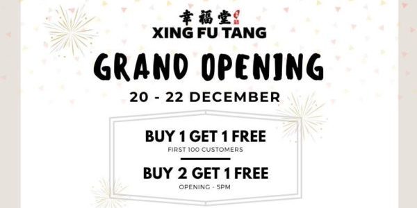 XING FU TANG PLAZA SINGAPURA GRAND OPENING