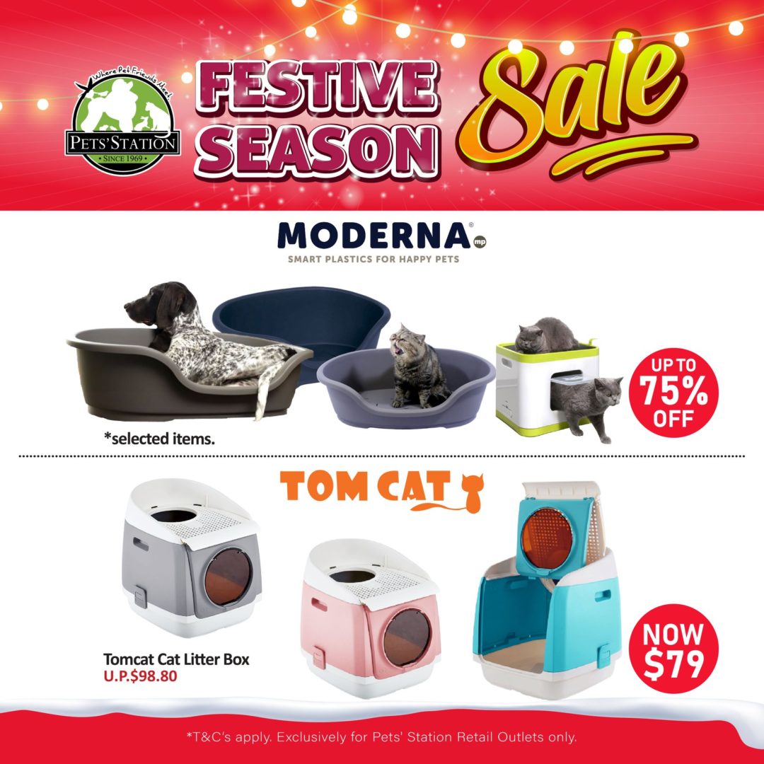 Pets' Station SG Festive Season Sale Up to 75 Off Promotion ends 31