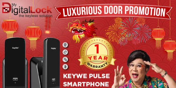 CHINESE NEW YEAR PROMOTIONS ON LUXURIOUS DOOR + KEYWE PULSE SMARTPHONE PUSHPULL