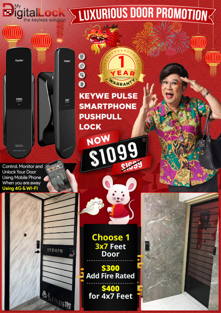 CHINESE NEW YEAR PROMOTIONS ON LUXURIOUS DOOR + KEYWE PULSE SMARTPHONE PUSHPULL | Why Not Deals