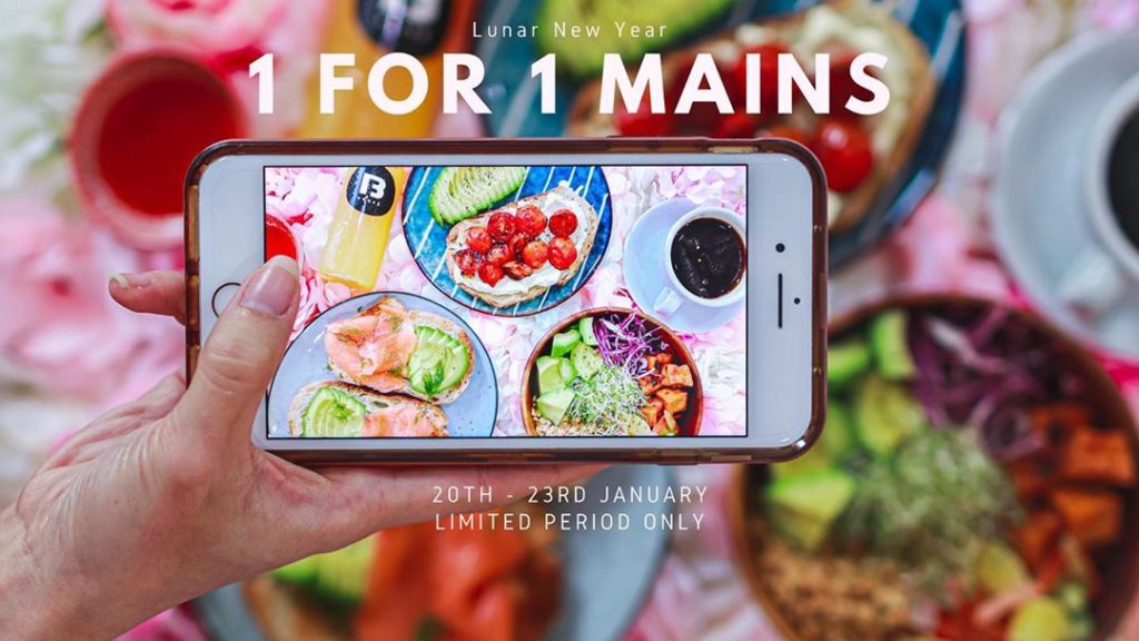 Boufe SG is having a 1-for-1 Mains from 20-23 Jan 2020 | Why Not Deals