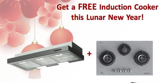 Get a FREE Induction Cooker with any Turbo Italia Hob & Hood Package!