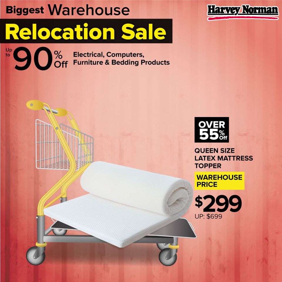 Harvey Norman SG Warehouse Relocation Sale Up to 90% Off 10-12 Jan 2020 | Why Not Deals 2