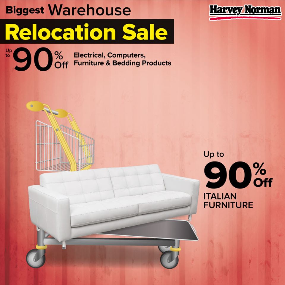 Harvey Norman SG Warehouse Relocation Sale Up to 90% Off 10-12 Jan 2020 | Why Not Deals 3