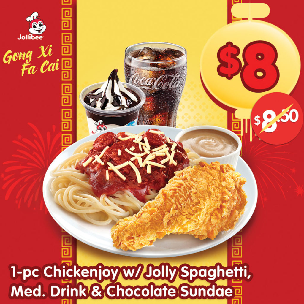 Jollibee Singapore SG Chinese New Year e-Coupons 24 Jan - 14 Feb 2020 | Why Not Deals 1