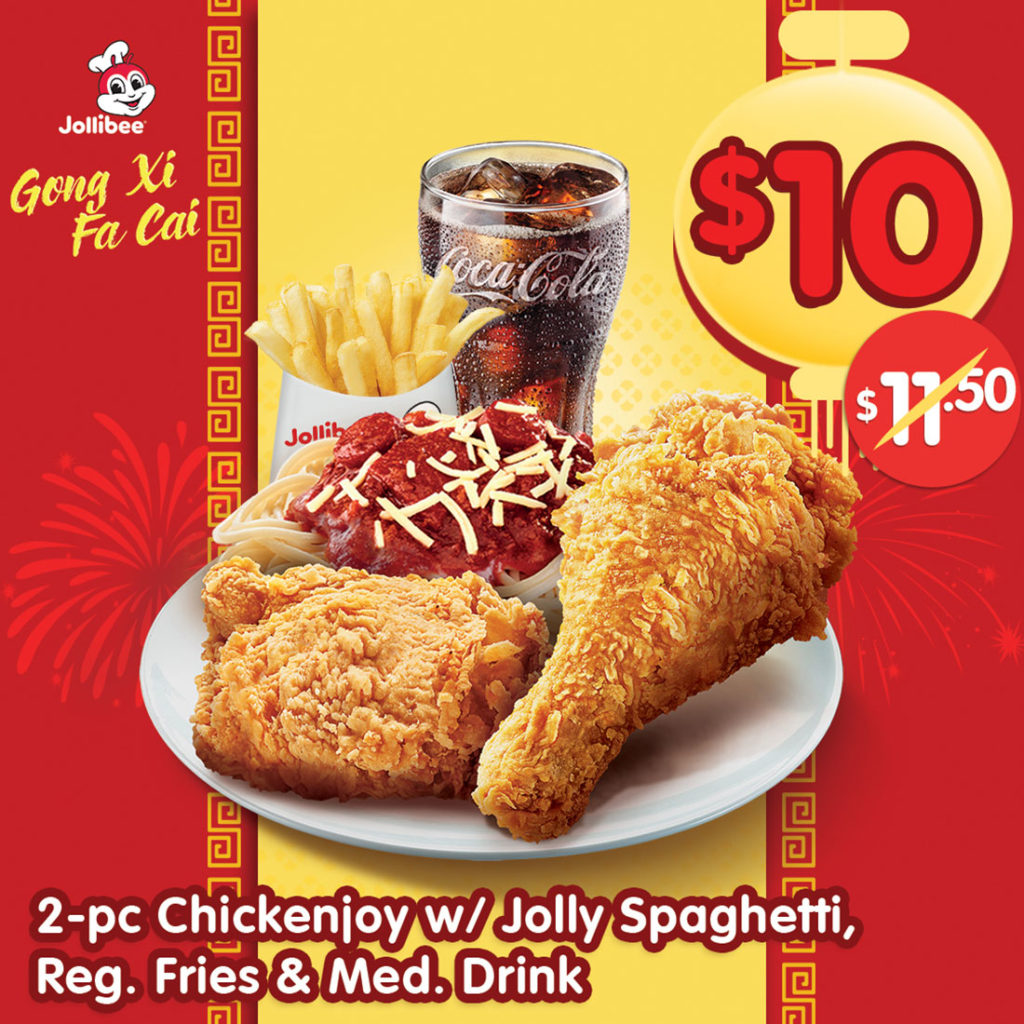 Jollibee Singapore SG Chinese New Year e-Coupons 24 Jan - 14 Feb 2020 | Why Not Deals 2