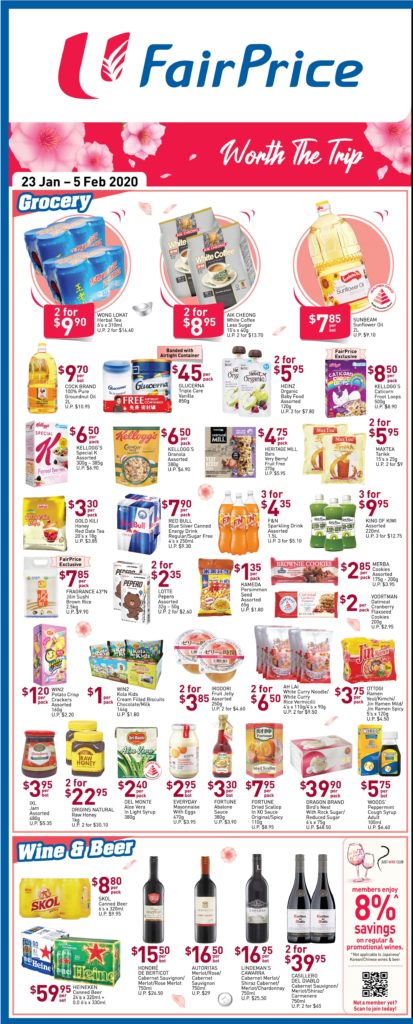 NTUC FairPrice SG Your Weekly Saver Promotions 23 Jan - 5 Feb 2020 | Why Not Deals