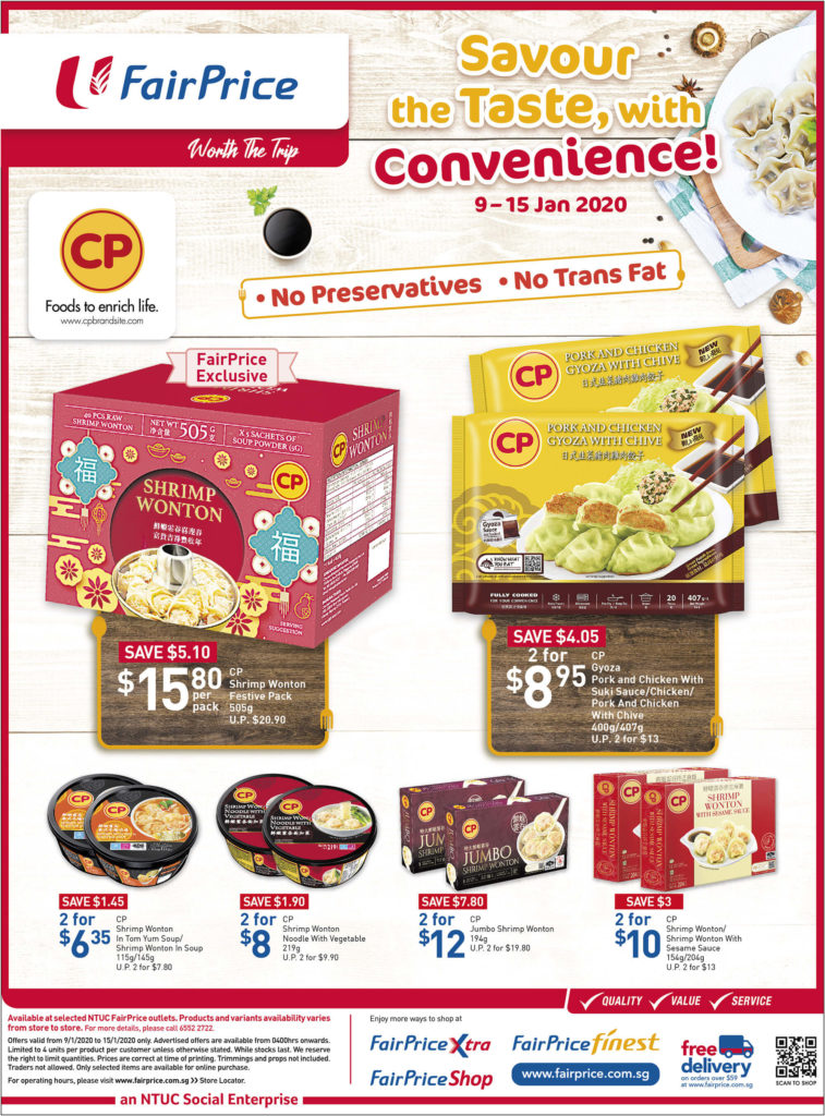NTUC FairPrice SG Your Weekly Saver Promotions 9-15 Jan 2020 | Why Not Deals 4
