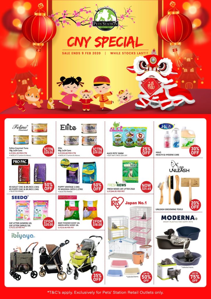 Pets' Station SG CNY Special Up to 75% Off | Why Not Deals