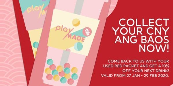 Playmade SG Get 10% Off Next Drink 27 Jan – 29 Feb 2020