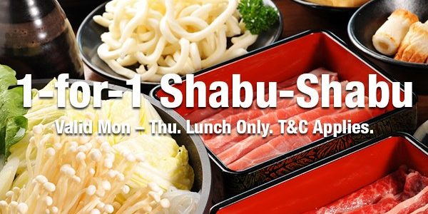 SUKIYA SG 1for1 Shabu Shabu Promotion ends 31 Mar 2020 Why Not Deals