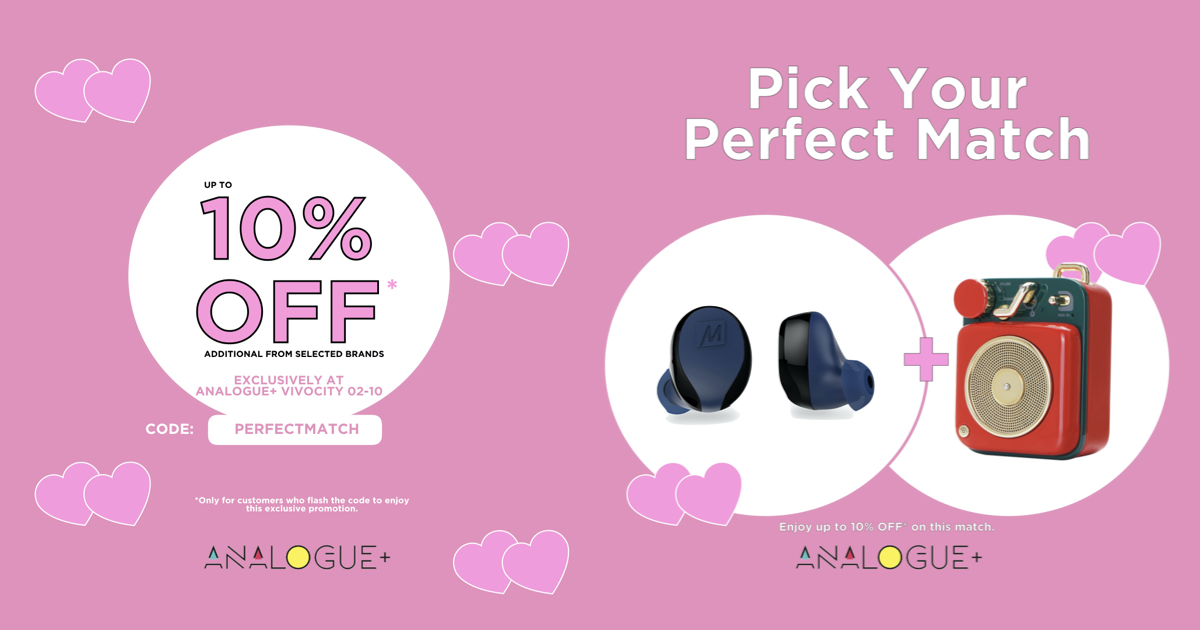 Up to 10% OFF this February with Analogue+