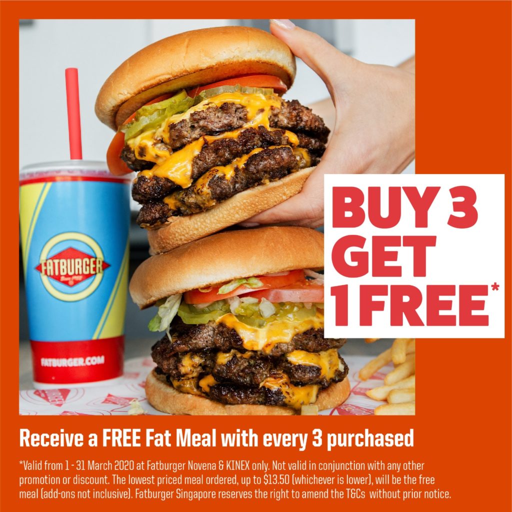 Receive a Free Fat Meal at Fatburger with every 3 purchased! | Why Not Deals