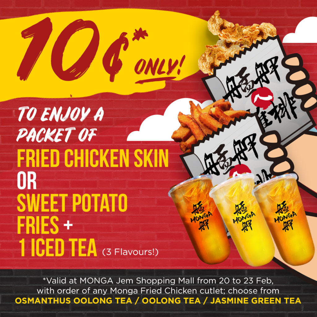 10Cents Promo at Monga Fried Chicken, JEM Shopping Mall | Why Not Deals