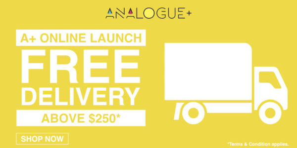 Enjoy FREE DELIVERY with Analogue+ Online