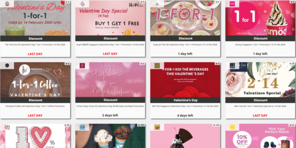All Valentine’s Day 2020 Promotions